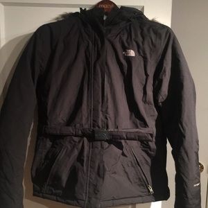 Black North Face coat